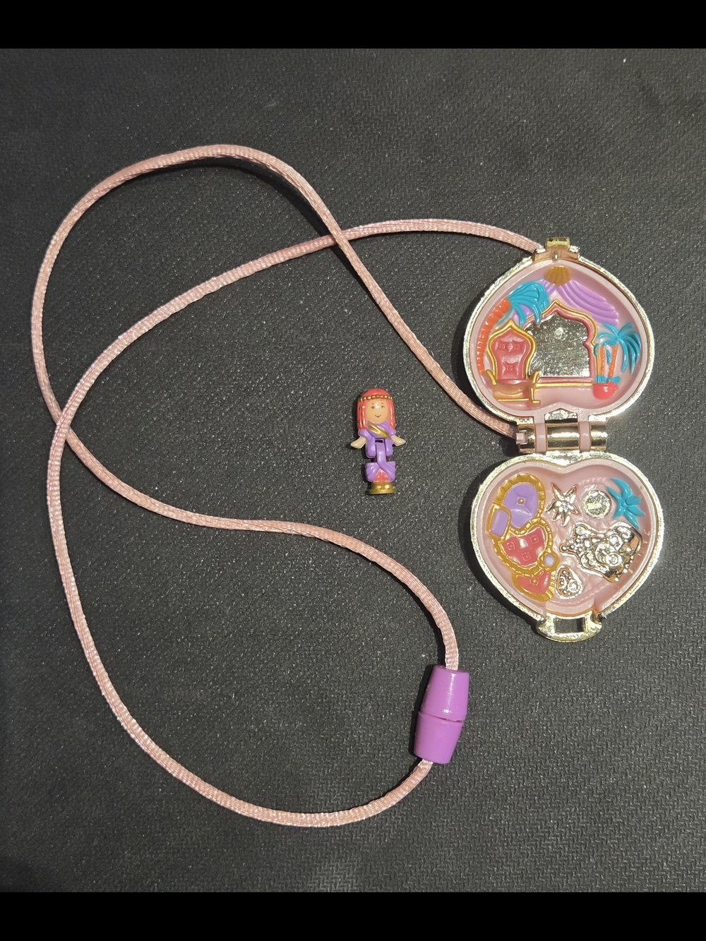 1993 Polly Pocket Princess Palace Locket Complete Vintage By Bluebird